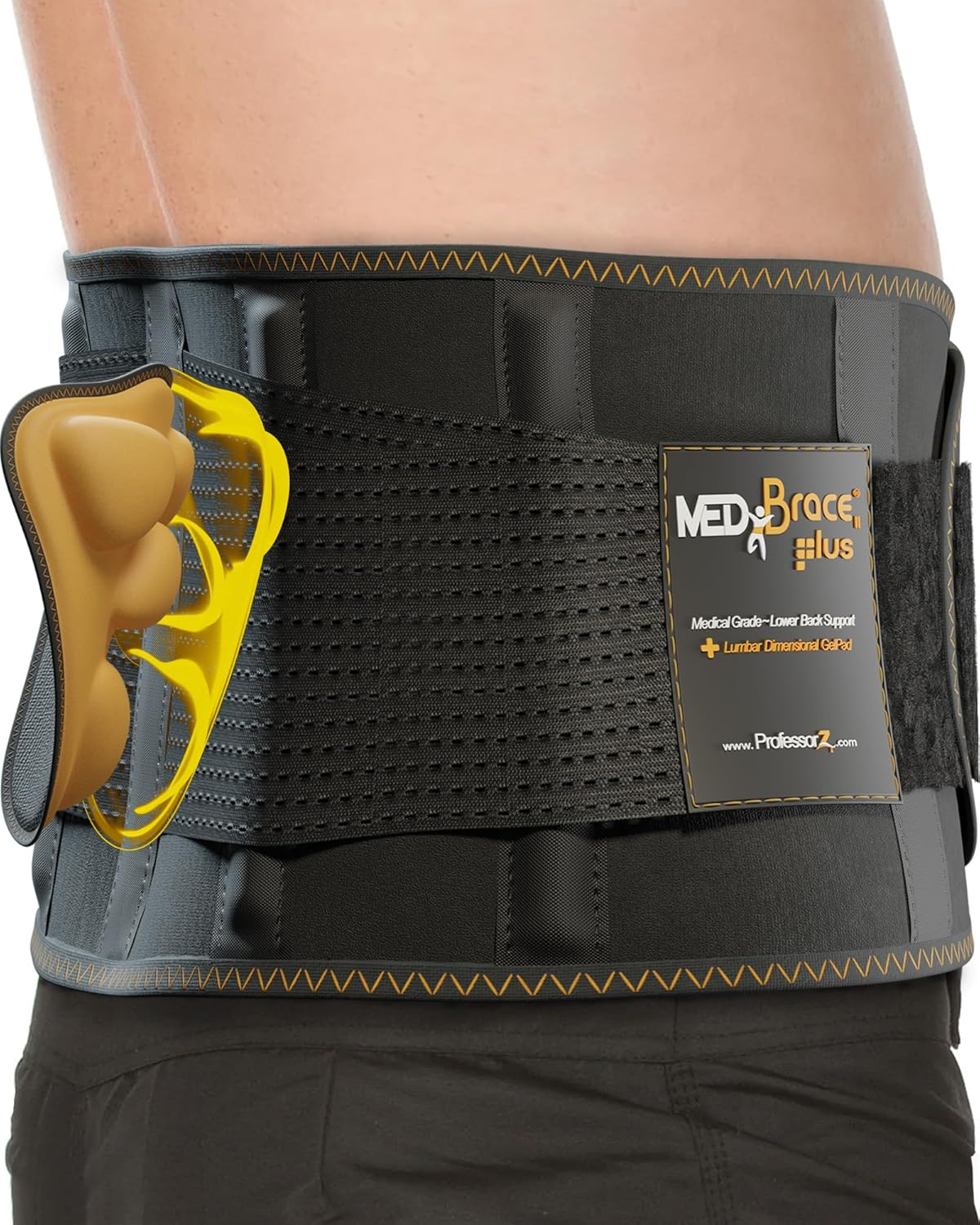 Back Support Brace, Lower Lumbar Belt Medibrace (Medical Grade) Pain & Discomfort Relief from Sciatica, Backache, Slipped Disc, Hernia, Spinal Stenosis, Spine Injury Prevention | Posture Corset