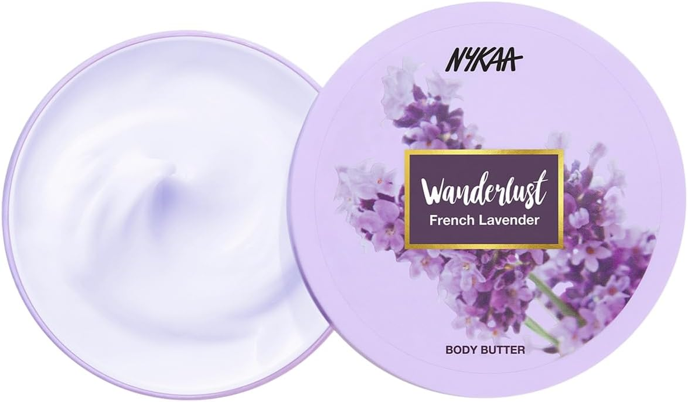Nykaa Wanderlust French Lavender Body Butter with Shea & Cocoa Butter - Vitamin E & Jojoba Extract, Deeply Moisturize & Hydrate Skin, Sodium & Sulphate Free, Paraben Free - 200Ml image number 4