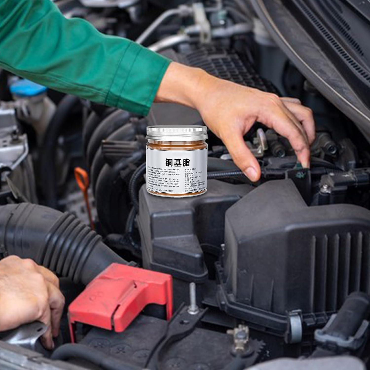 Copper anti Seize Lubricant - 100G Thread Grease Paste, Automotive Repair Compound | Durable High Heat Resistant Lubricant for Brake Pads, Exhaust Screws Components, Car Maintenance Garage Workshop image number 3