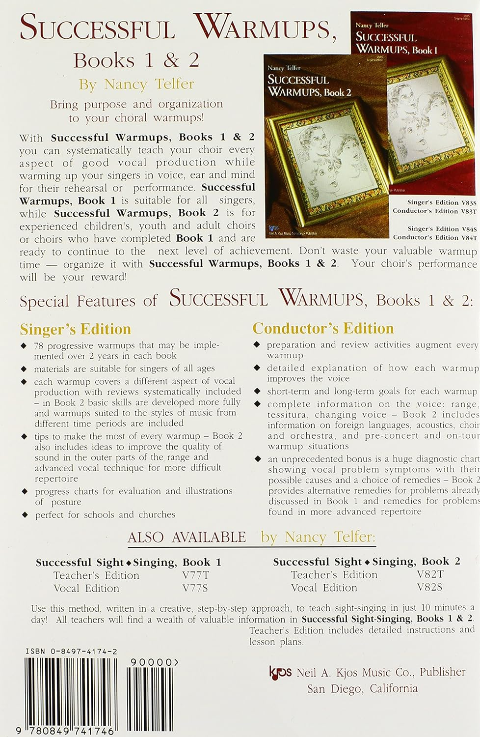 V83S - Successful Warmups Book 1 Singers Edition image number 2