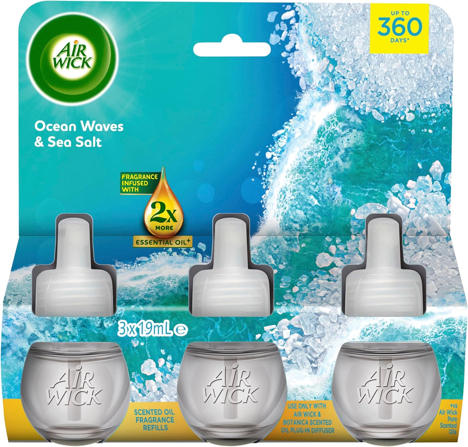 Air Wick Ocean Waves & Sea Salt Plug-In Triple Refill image number 2