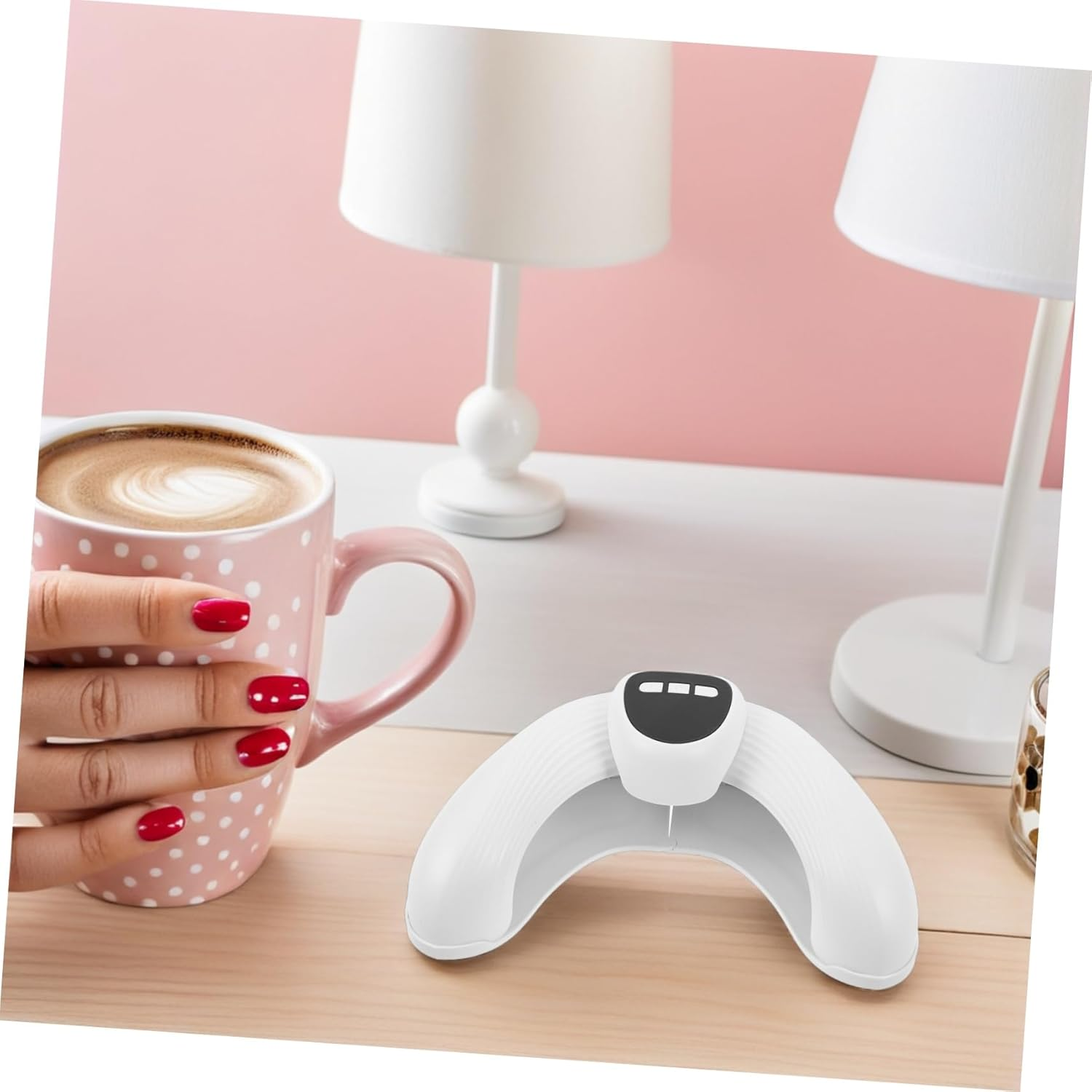 TOVINANNA UV LED Nail Lamp U Shaped Dual Light Source Gel Nail Dryer with Automatic Sensor Blackening Protection Fast Curing for Home And image number 1