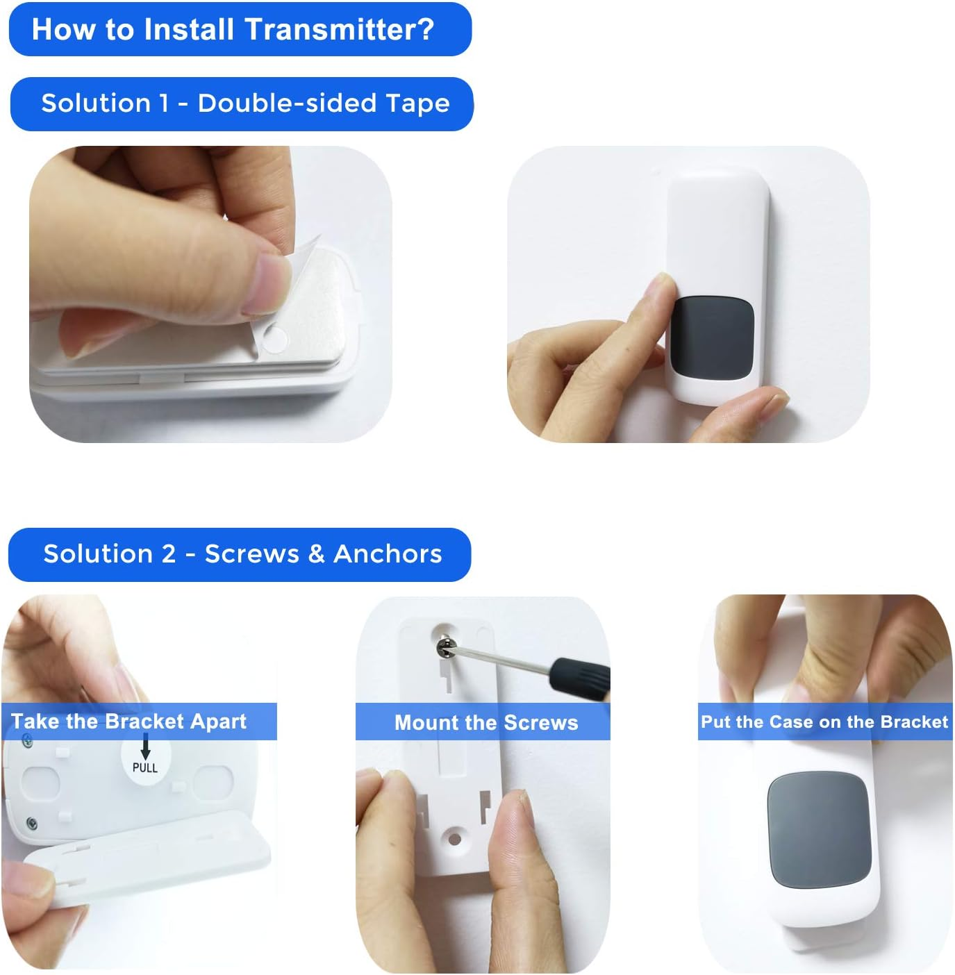 Coolqiya Transmitter Accessory Waterproof Push Button