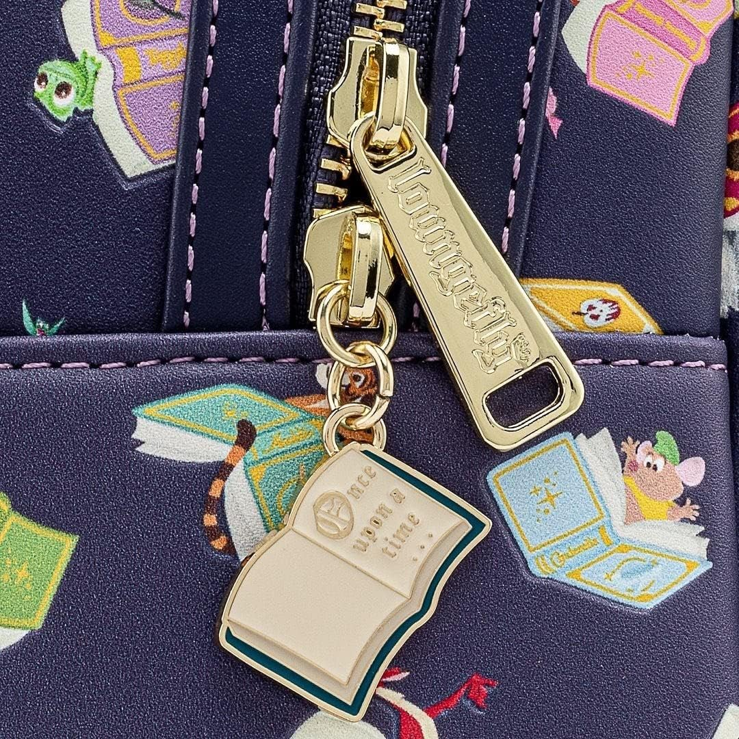 Loungefly: Disney Princess - Books AOP Mini Backpack image number 3
