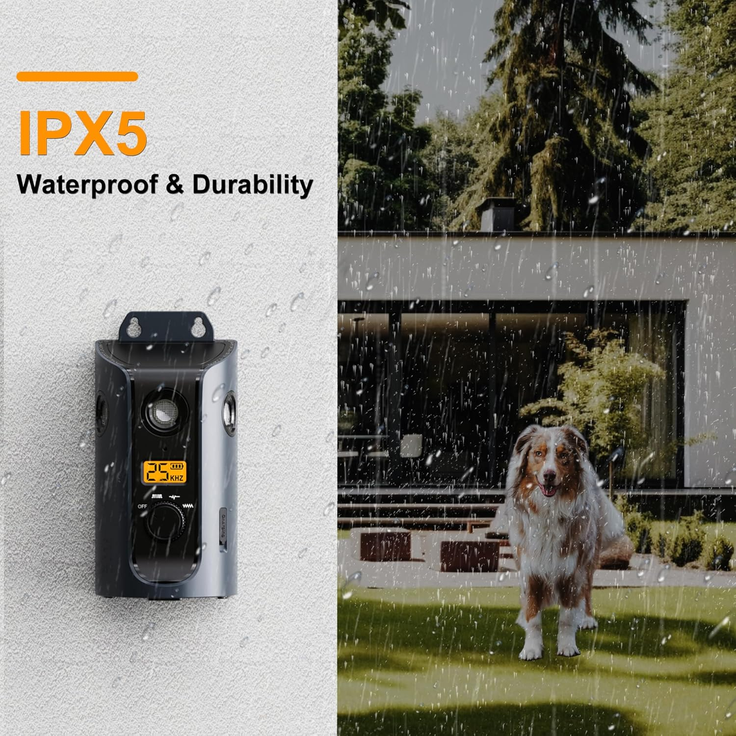 Ultrasonic anti Barking Device for Dogs: Barktec Dog Bark Deterrent Device 15M Range with 3 Adjustable Modes Dog Bark Control Solar Powered Rechargeable Waterproof Safe for Indoor Outdoor anti Bark image number 6