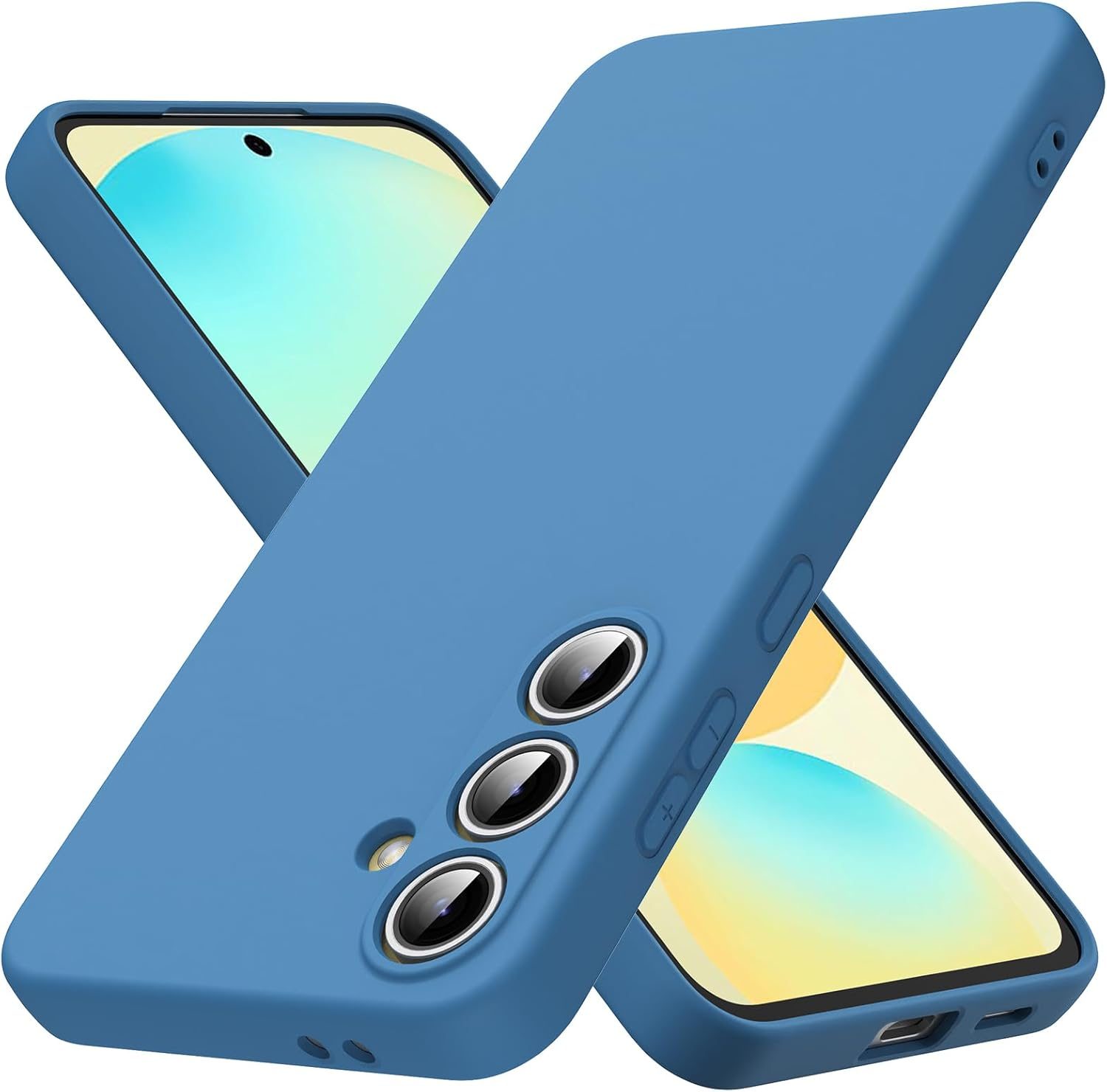 Byvuwiay Mobile Phone Case for Samsung Galaxy S25 FE 5G, Soft TPU Liquid Silicone Case, Shockproof, Scratch-Resistant, Samsung S25 FE 5G Protective Case, Wine Red