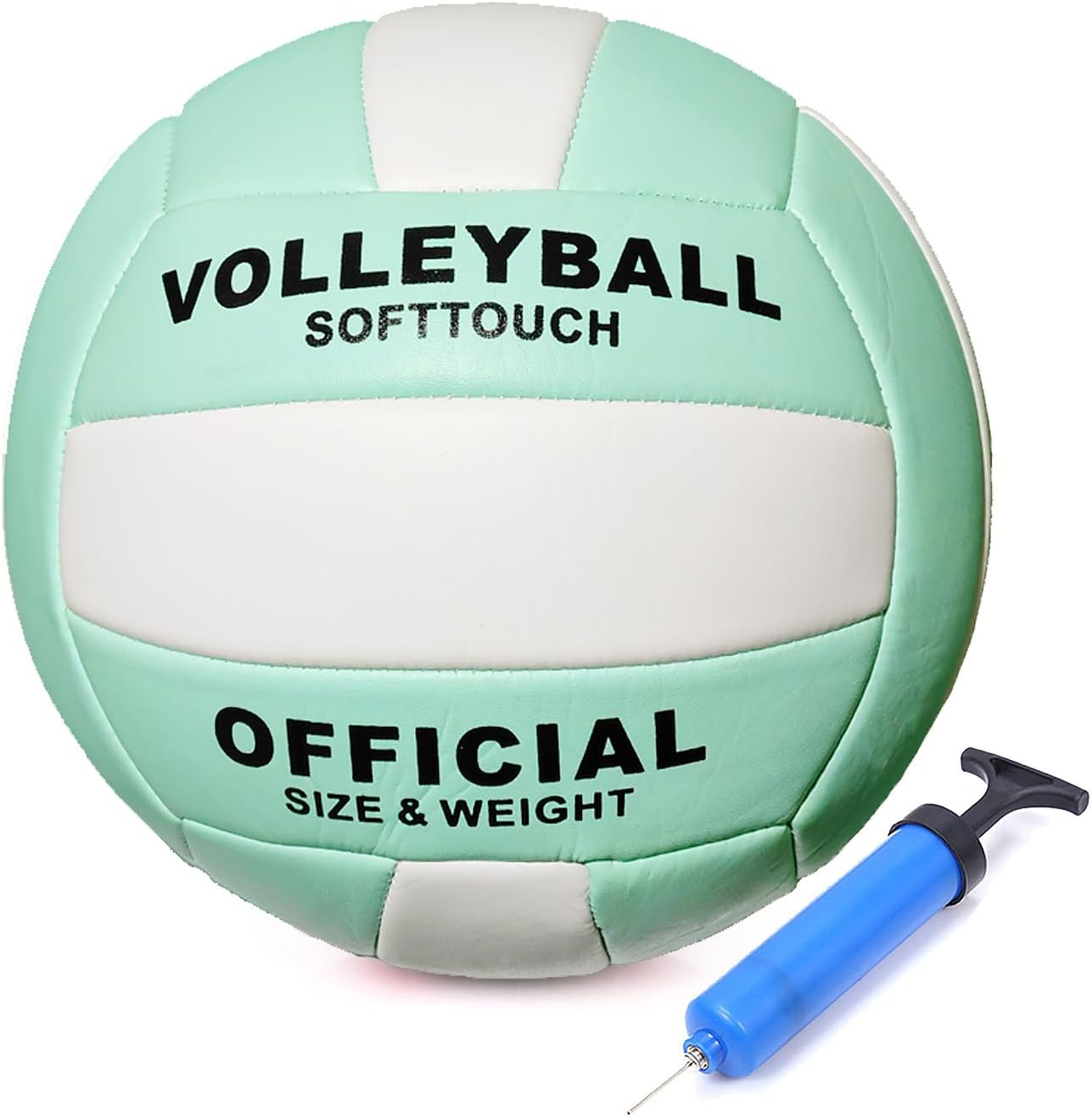 ABAJI Volleyball Official Ball Thicker PU Waterproof Anti-Explosion 15+ Years Kids Girls Boys Indoor Training Game Outdoor Sand Beach Pool Play Pump Needle