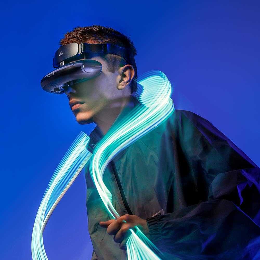 GOOVIS LITE L1 AMOLED Head-Mounted Display Blu-Ray HMD Goggles for Netflix Kayo Stan Binge Youtube Video Movies Compatible with PS5 and Any Other Gaming Consoles HDMI Connectable image number 5