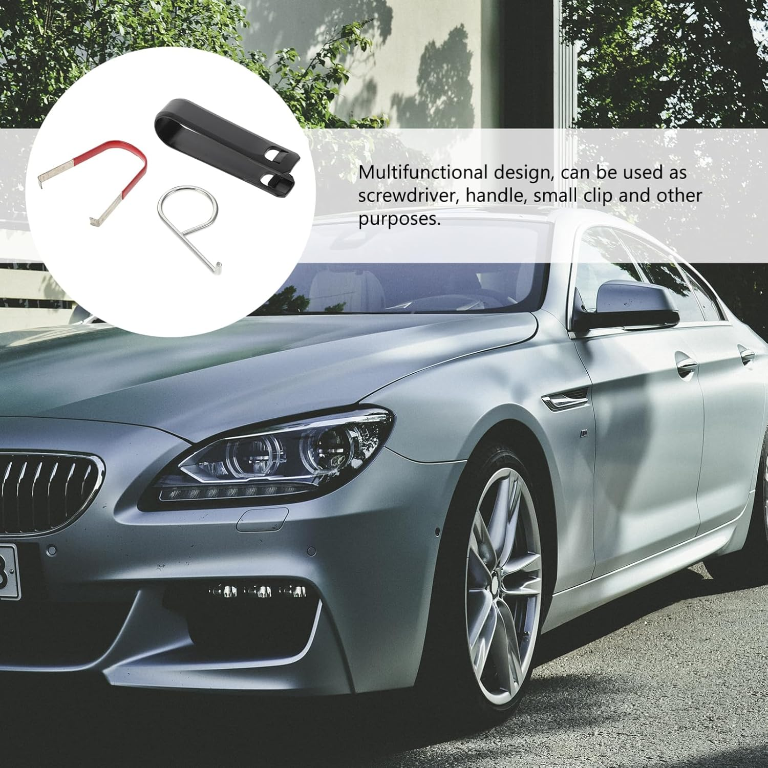 Iplusmile 3Pcs Wheel Lug Cap Removal Tool Heavy-Duty Tire Screw Cap Aid Multiuse Tool for Wheel Nut Removal Design for Efficient Repairs image number 3