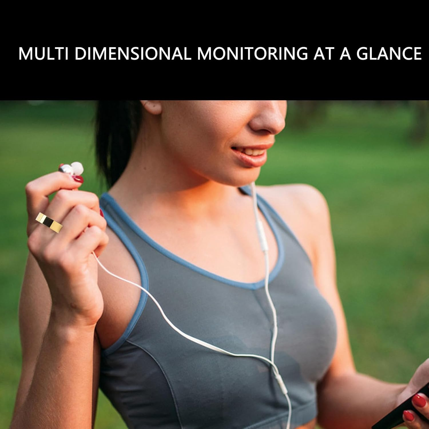 Generic Smart Ring, Multifunctional Fitness Tracker, Sleep Temperature Monitoring, Waterproof Health Device with APP for Men Women, Reshape Your Life (Type 19), Generichwvk1Yi23A-11 image number 1