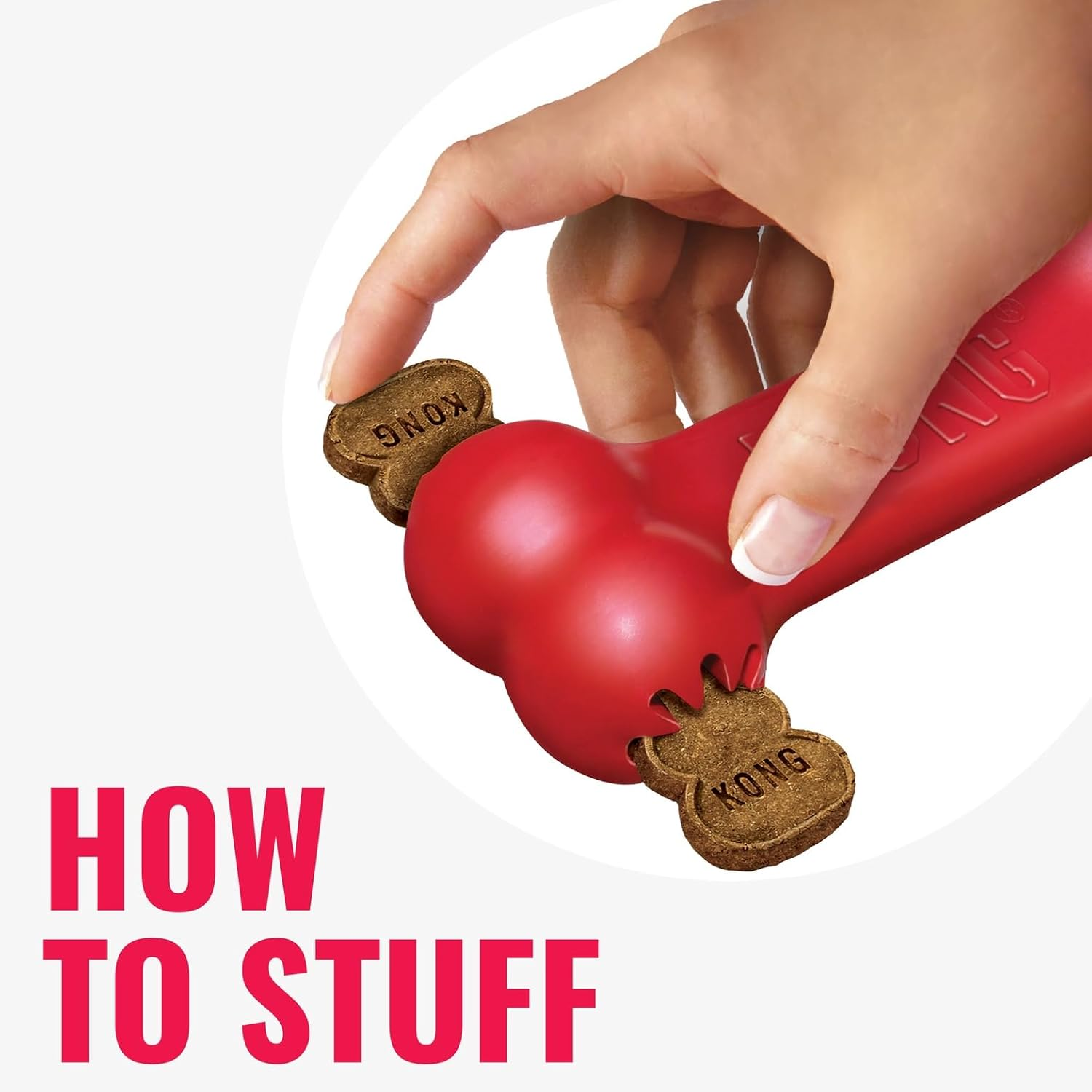 KONG - Goodie Bone - Durable Rubber, Teeth and Gum Cleaning Dog Toy - for Large Dogs image number 2