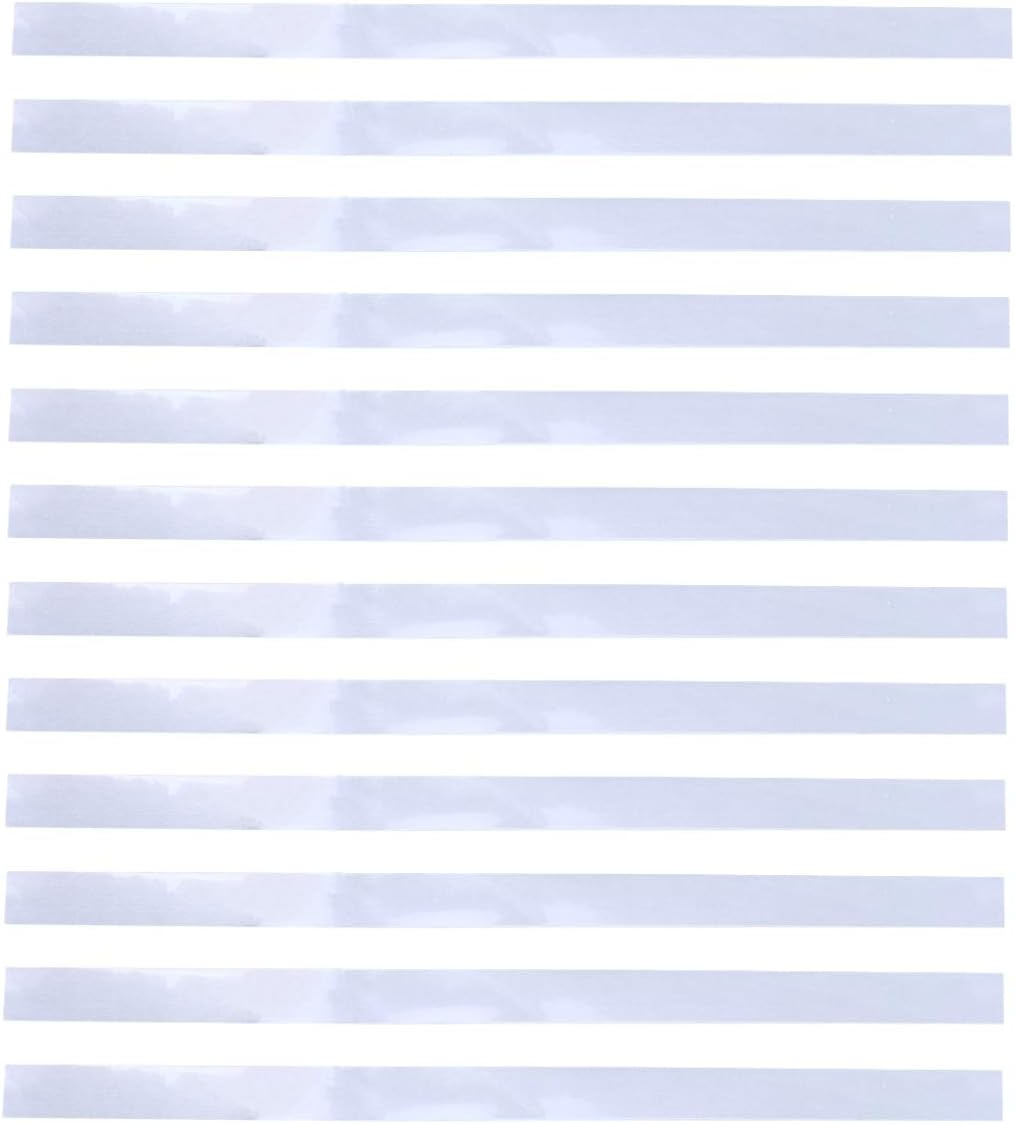 12Pcs Reflective Tape for Tachometer Reflective Stickers Paper for Speedometer Strip Stickers for Digital Photo Tachometers image number 1