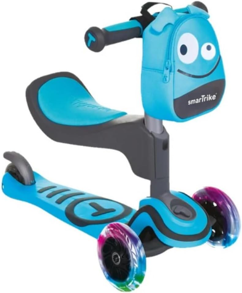 Smartrike T1 3-In-1 Toddler Kids Scooter for Boys & Girls