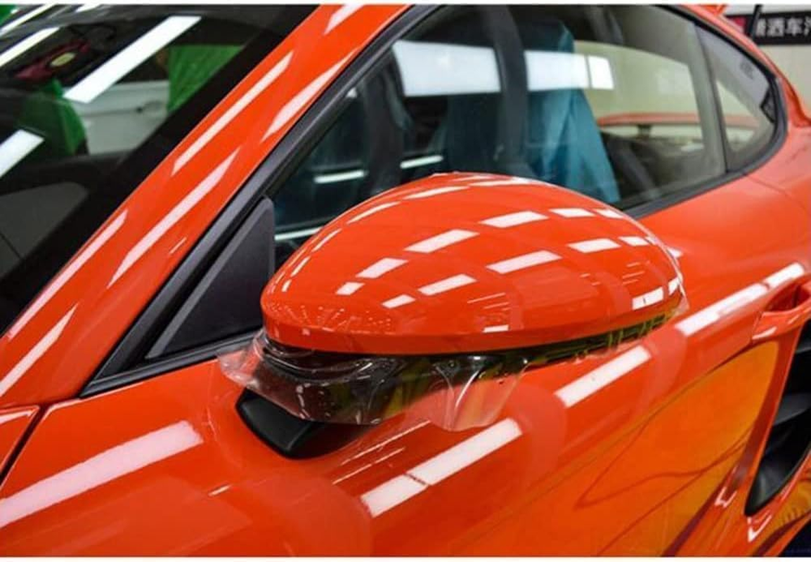 Clear Protective Vinyl Wrap Guard Film, Clear Gloss Paint Protection Bulk Film, Transparent Self Adhesive Film Wrap Roll without Bubble for Moto, Car DIY Interior (1Ft X 10Ft) image number 5