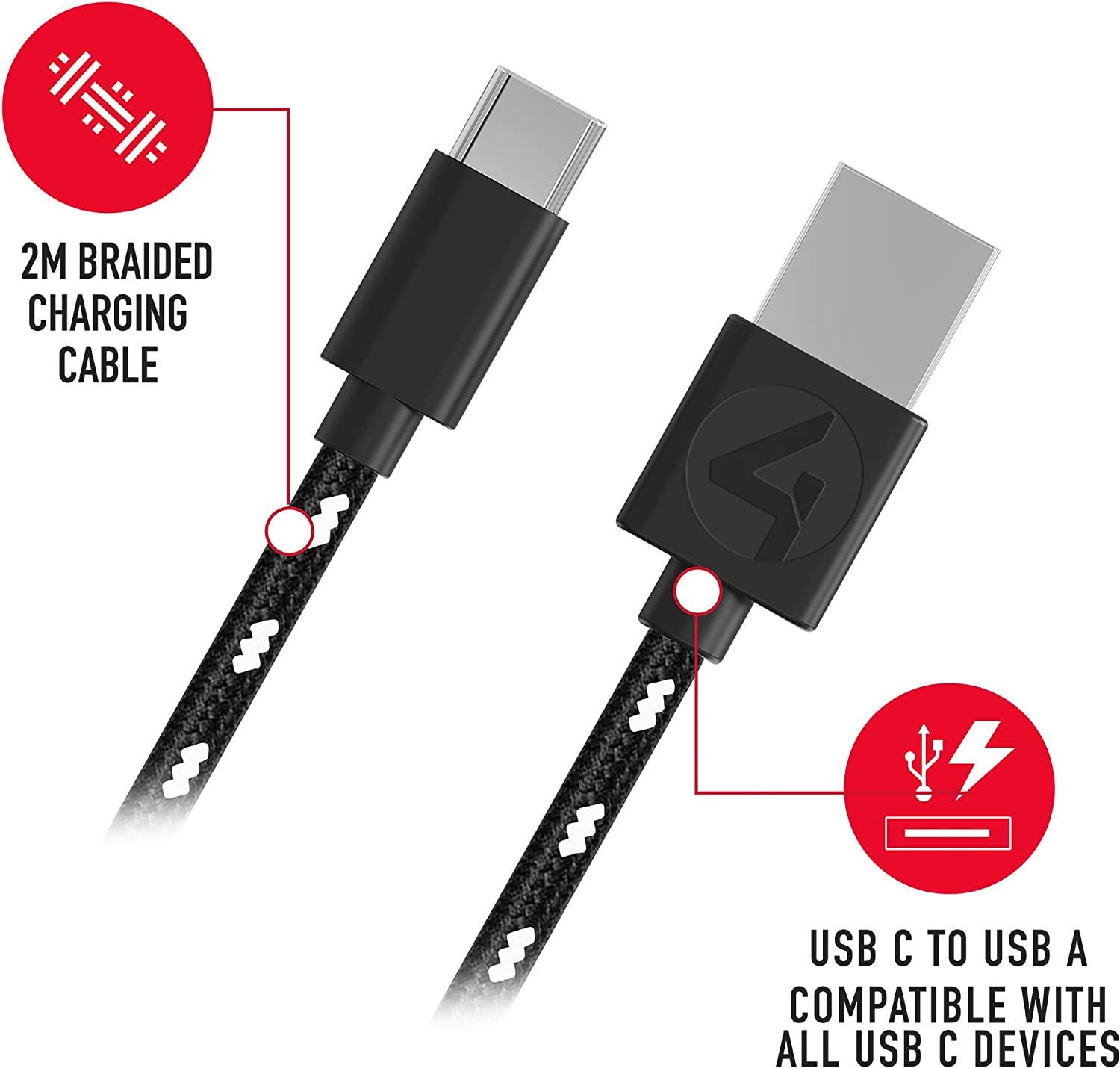 4Gamers Premium Travel Kit for Nintendo Switch & Switch Lite - Black/White image number 3