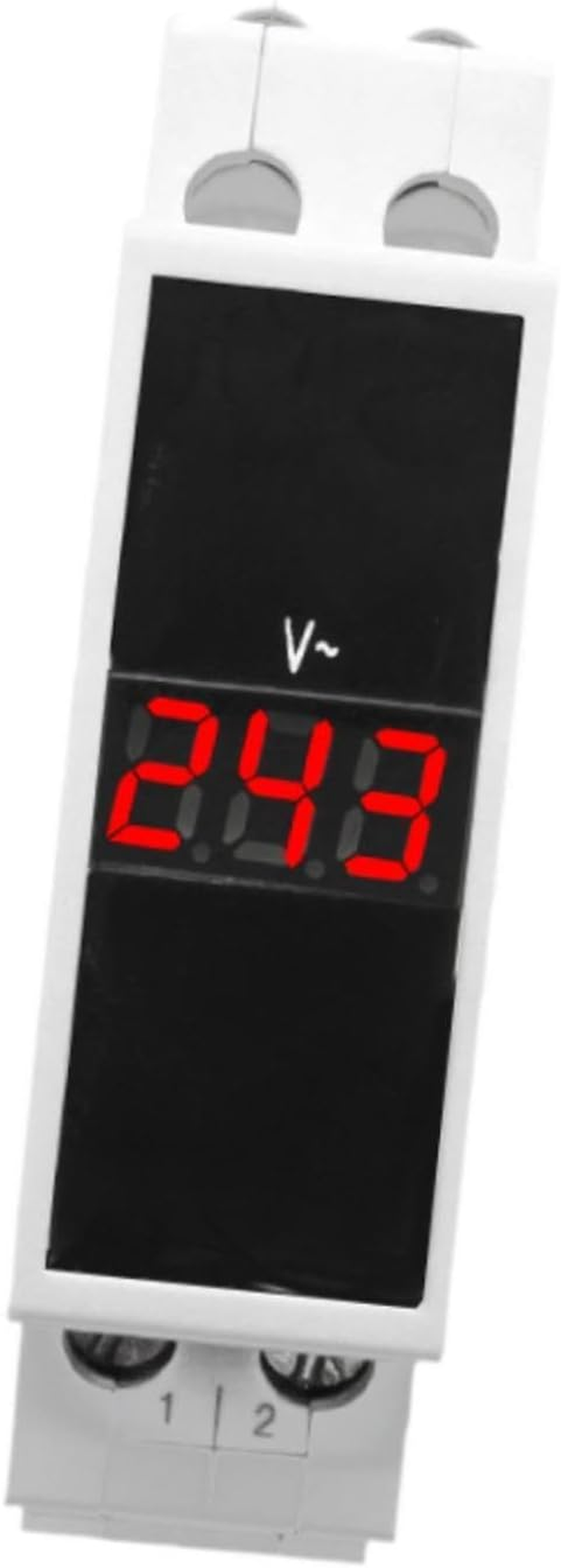 TENOL Din Rail Digital Display Voltmeter Modular Voltmeter Easy to Install AC Voltage Meter image number 1