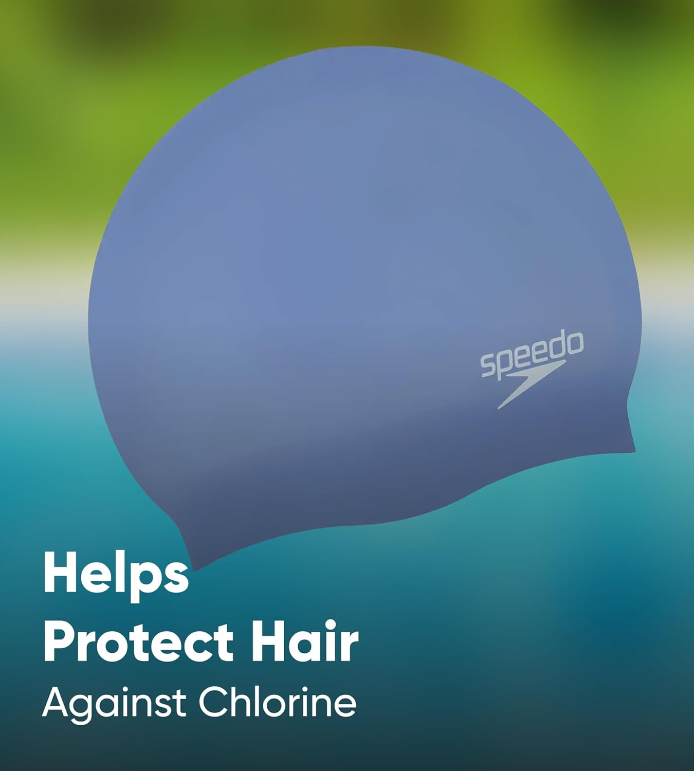 Speedo Unisex Long Hair Swimming Cap | Swim Cap | Snag Free | Easy-On image number 2