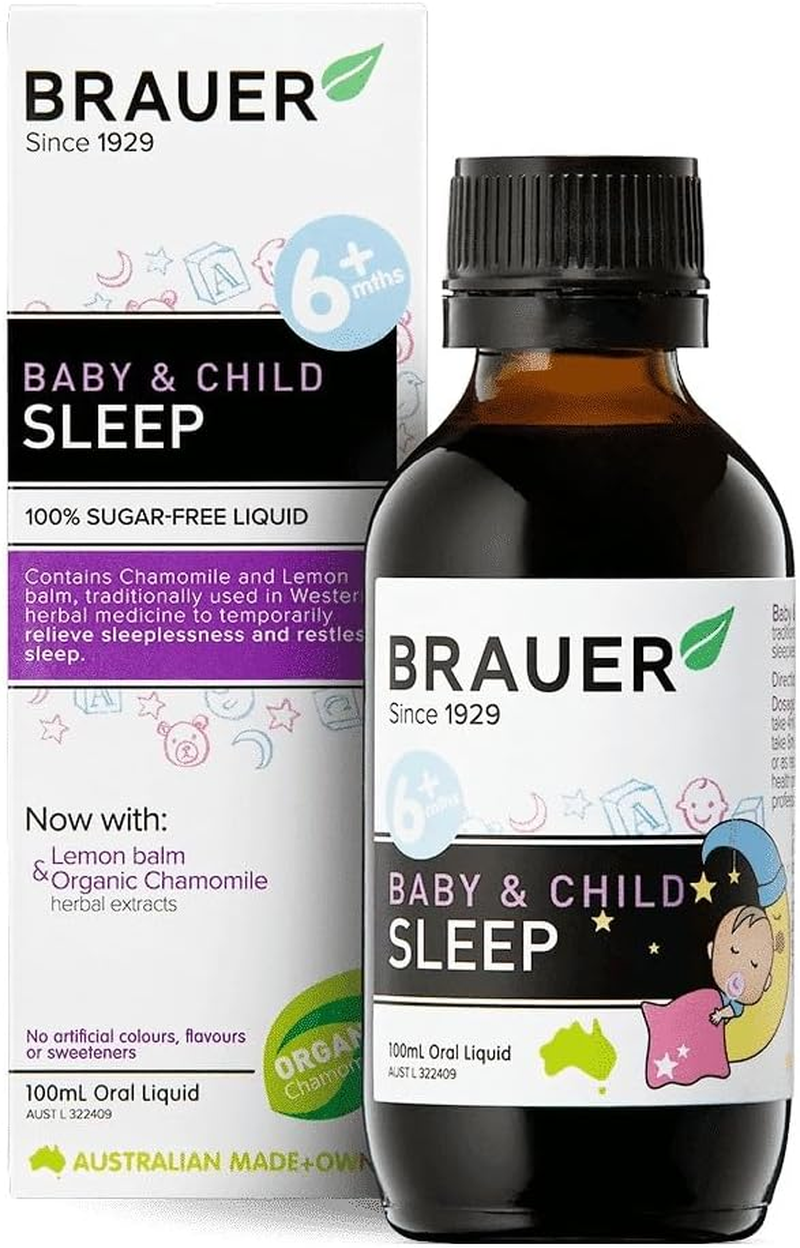 Brauer Natural Baby and Child Sleep Oral Liquid 100 Ml, Multicolor (BNLBSLE)