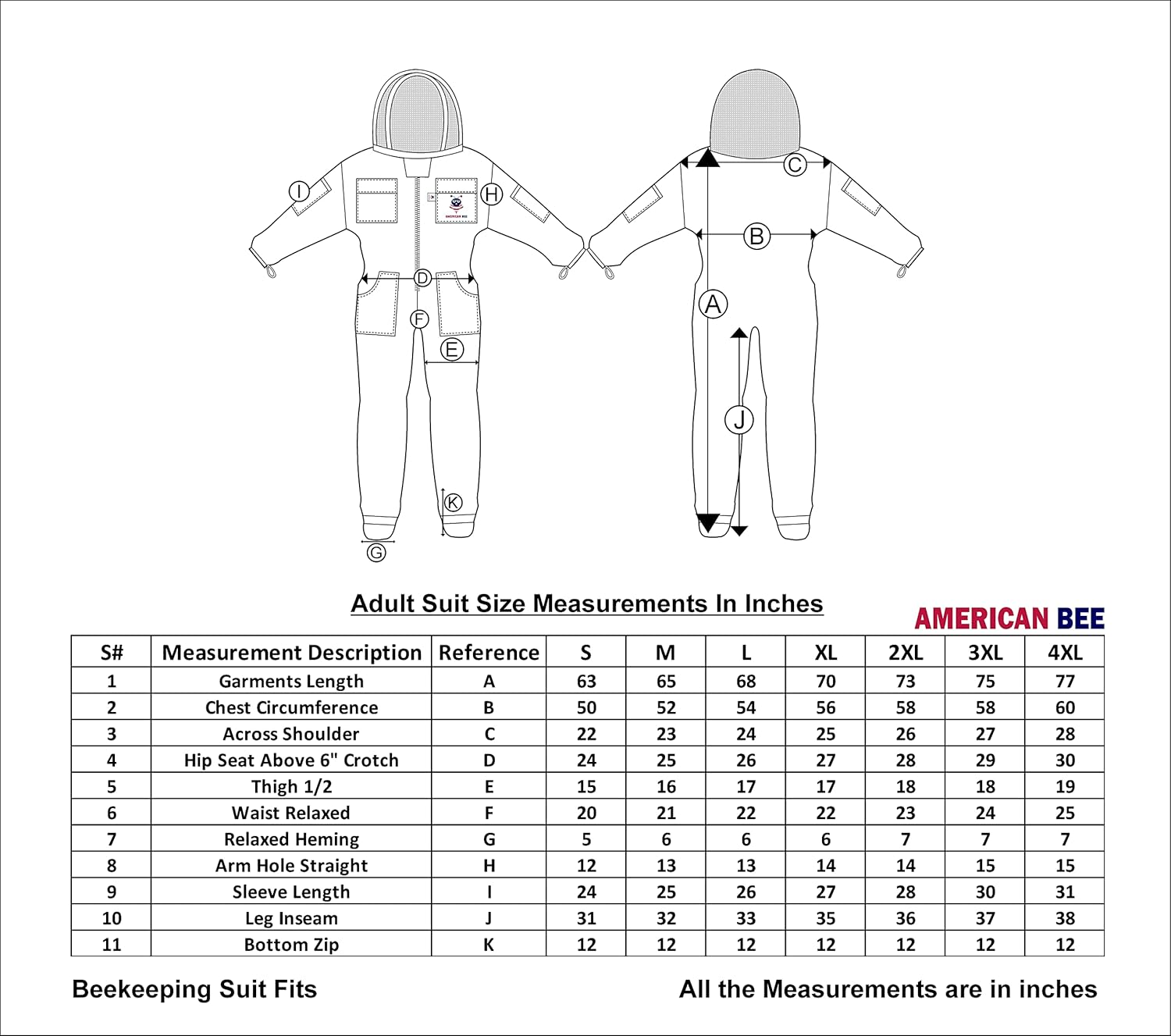 Cotton Beekeeping Suit with Fancing Veil Sting Proof with Two Pair of Gloves, American Bee White Cotton Beekeeping Suit image number 1