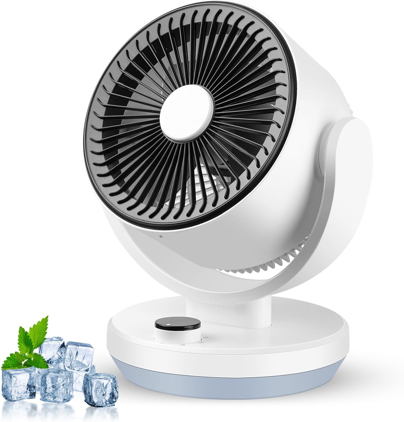 Smart Standing Fan, 40'' Quiet Pedestal Fans for Bedroom, 75&deg;Omni-Directional Oscillating Floor Fan with Remote, DC Motor Powerful Cooling Fans, 6 Speeds, 9H Timer for Home, Office, Indoor