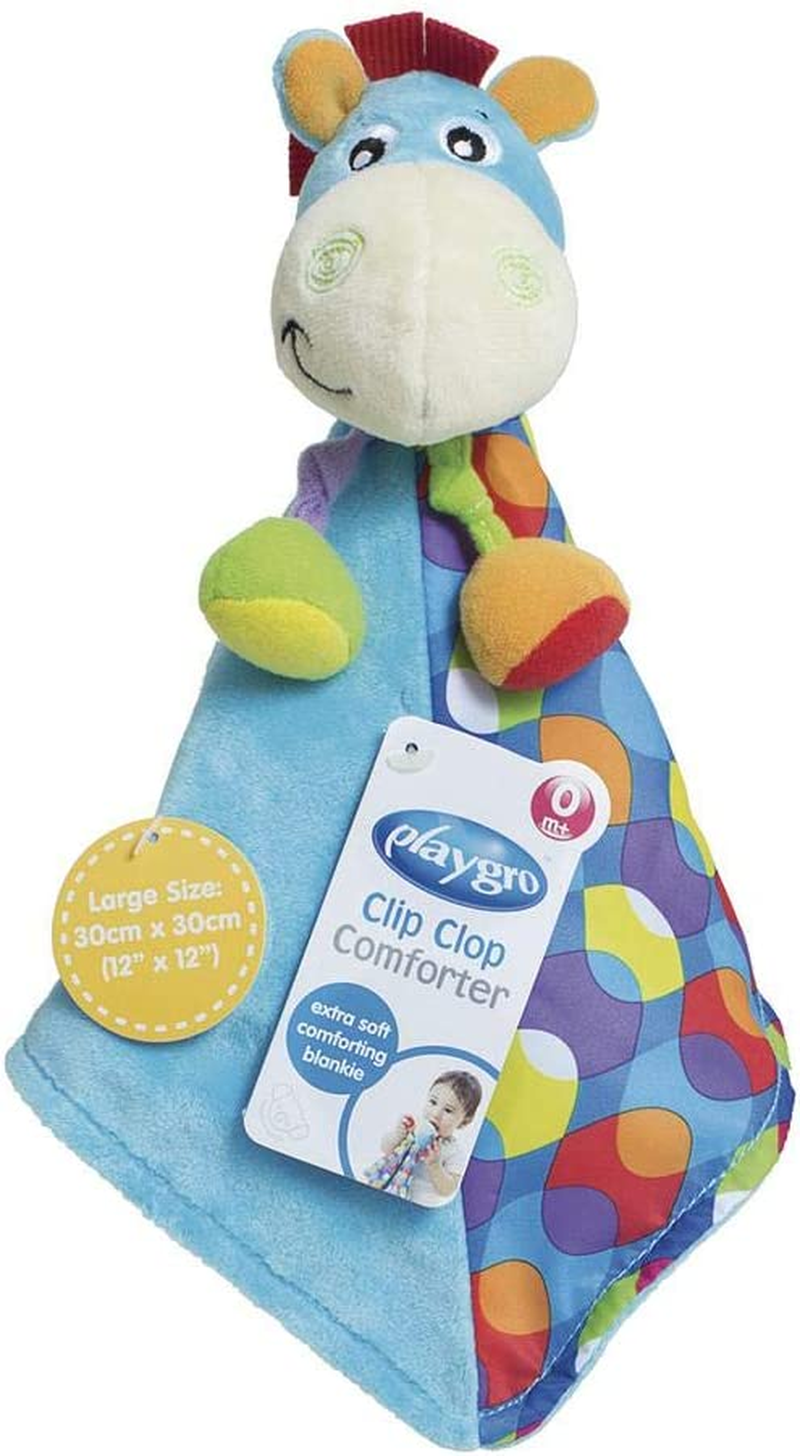 Playgro Clip Clop Comforter, Multicolour