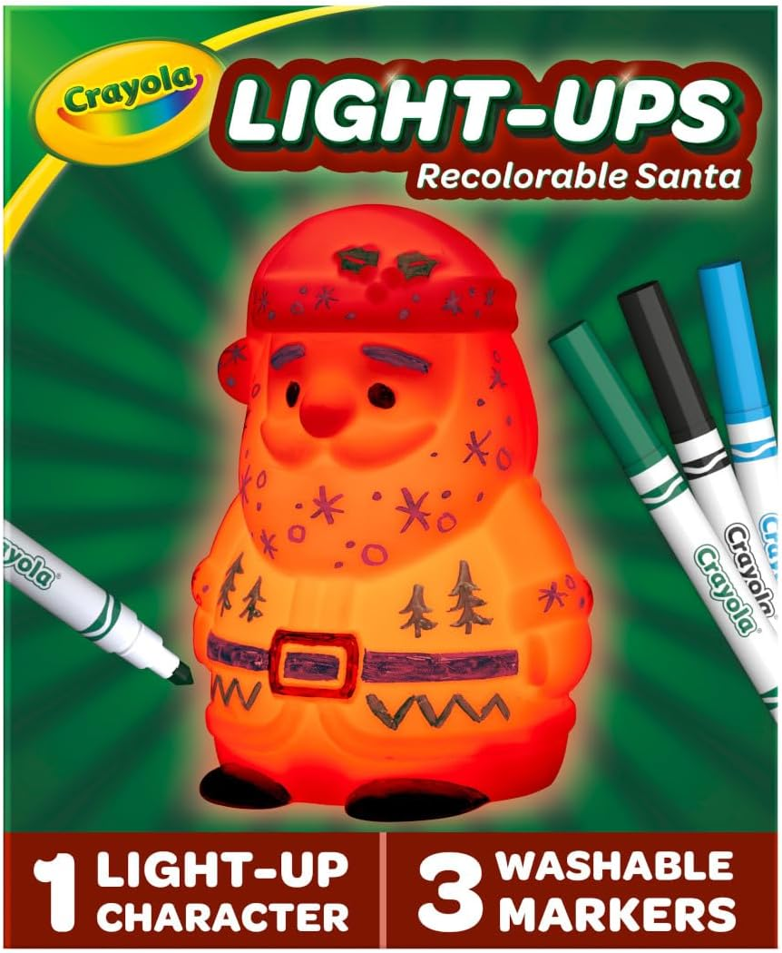 Crayola Light-Ups Recolorable Santa image number 5
