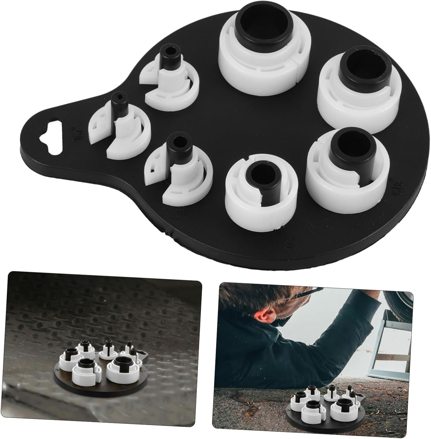 Alipis 7Pcs Air Conditioning Duct Remover Line Disconnect Tool Car Hvac Tools for Filter Removal and Automotive Repair