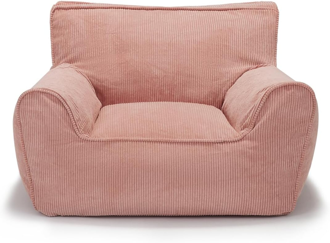 Kinda Kids Beanbag Chair-Pale Sage - Mustard image number 7