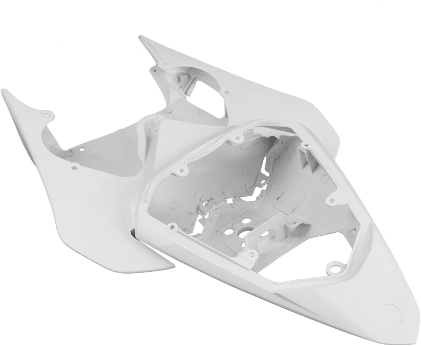Motorbike Frame Fairings Fit for Yamaha YZF R6 2008-2009 Motorcycle Tail Rear Fairing Part Bodykit Injection Mold ABS Unpainted White Replacement Upgrade Accessories image number 5