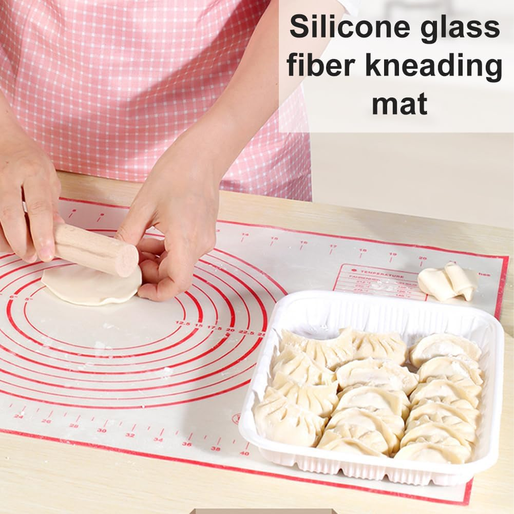 Silicone Baking Mat, 40Cmx60Cm, Non-Stick, Food-Grade, Multi-Use, Red image number 1
