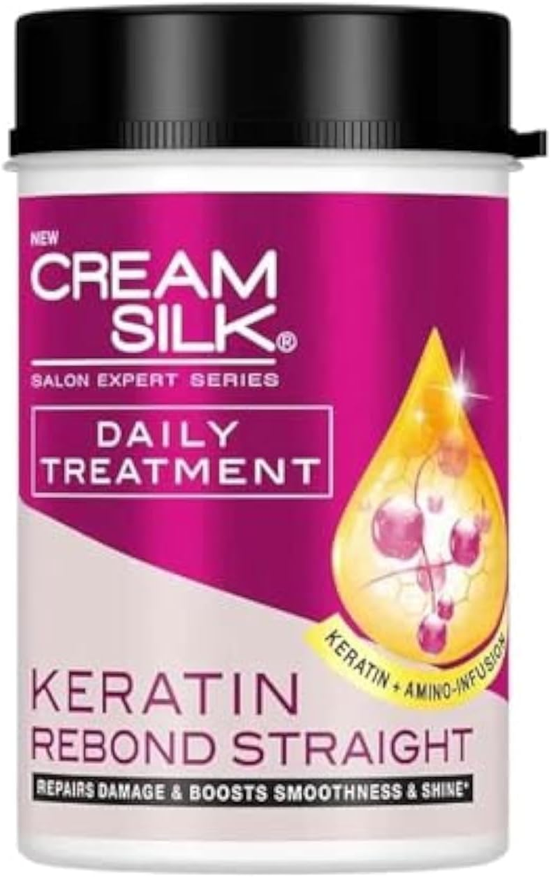Cream Silk Daily Treatment Keratin Rebond Straight, 650Ml image number 1