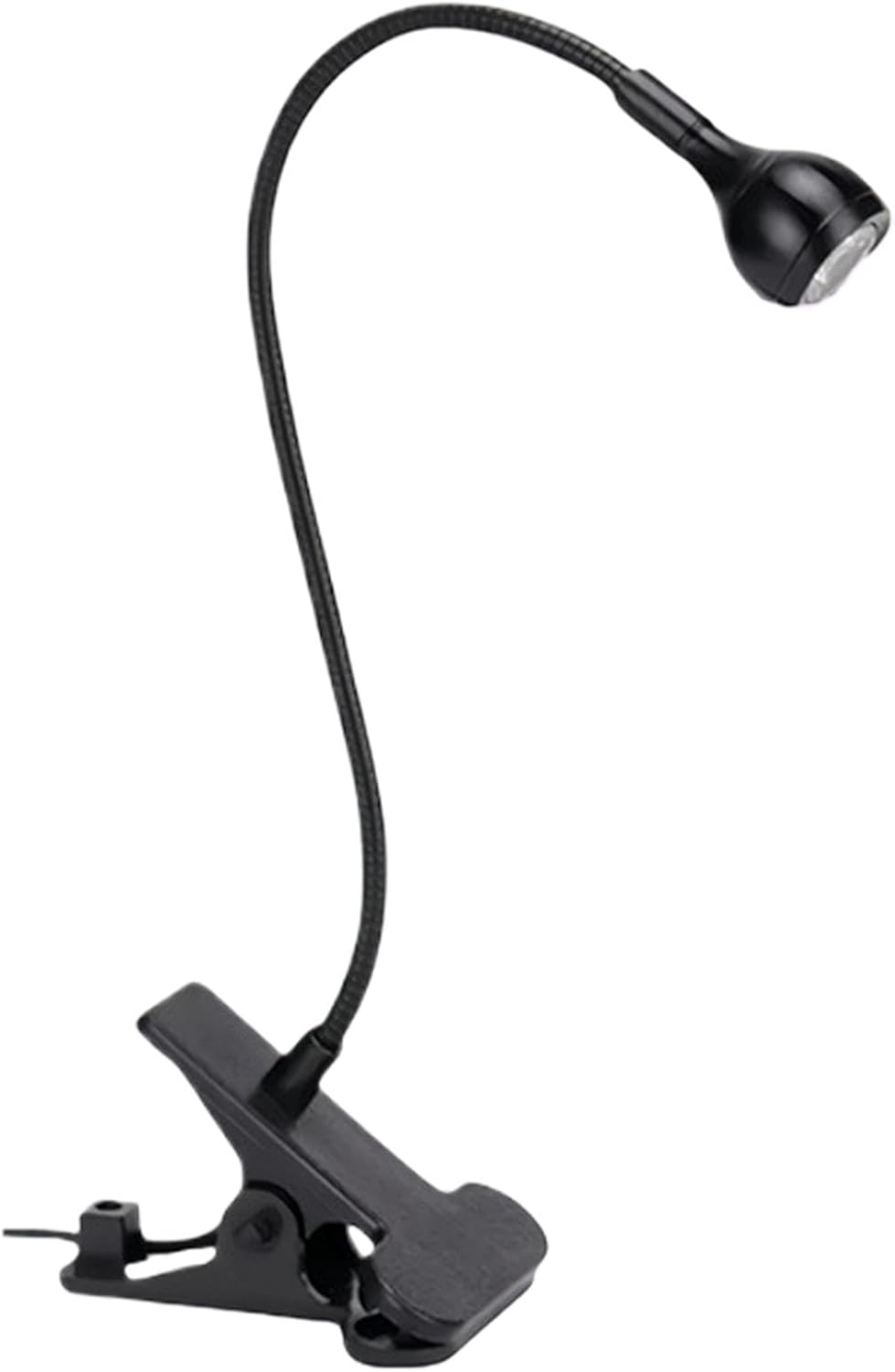 Gooseneck UV Lamp for Gel X Nails, Clamp-On UV Gooseneck Lamp for Gel Nails, Nail Accessories, Manicure Dryer, Small Portable UV Lamp for Home Salon, Fast and Even Curing