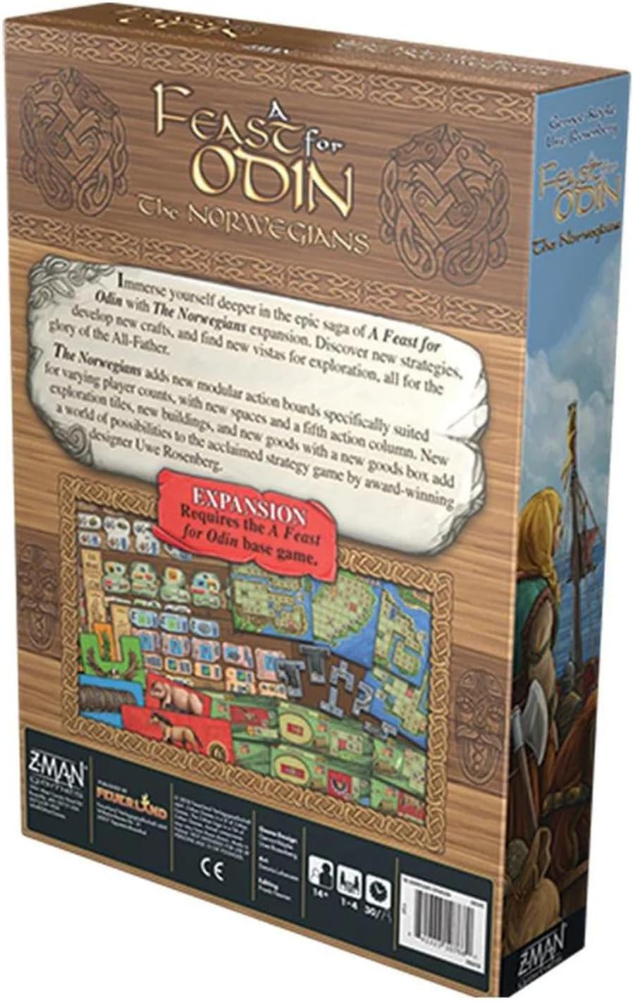 Z-Man Games a Feast for Odin: the Norwegians Expansion Board Game image number 4