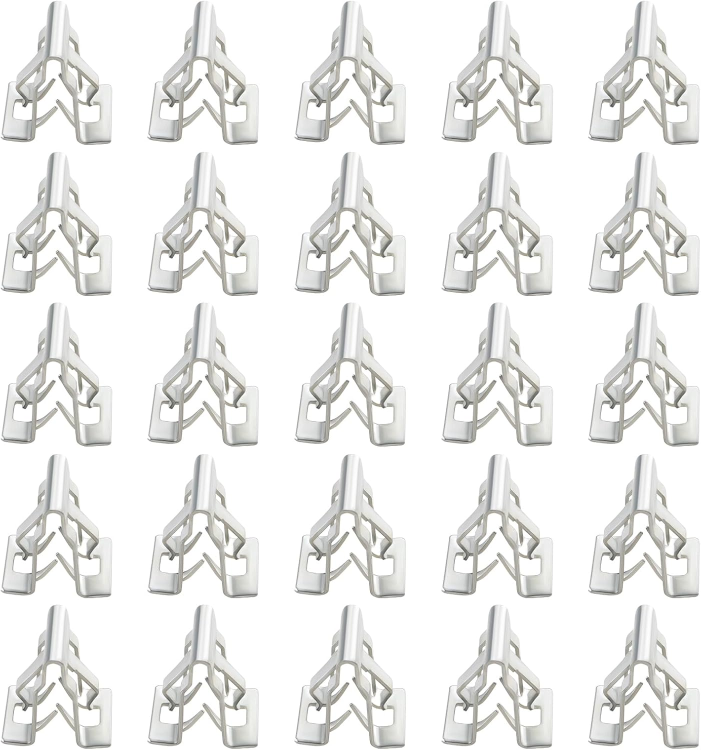 Emagtech 30Pcs Metal Retainer Clip for Car Console Instrument Panel Dash 15 X 16.6Mm Car Dashboard Retainer Instrument Panel Metal Clip image number 5