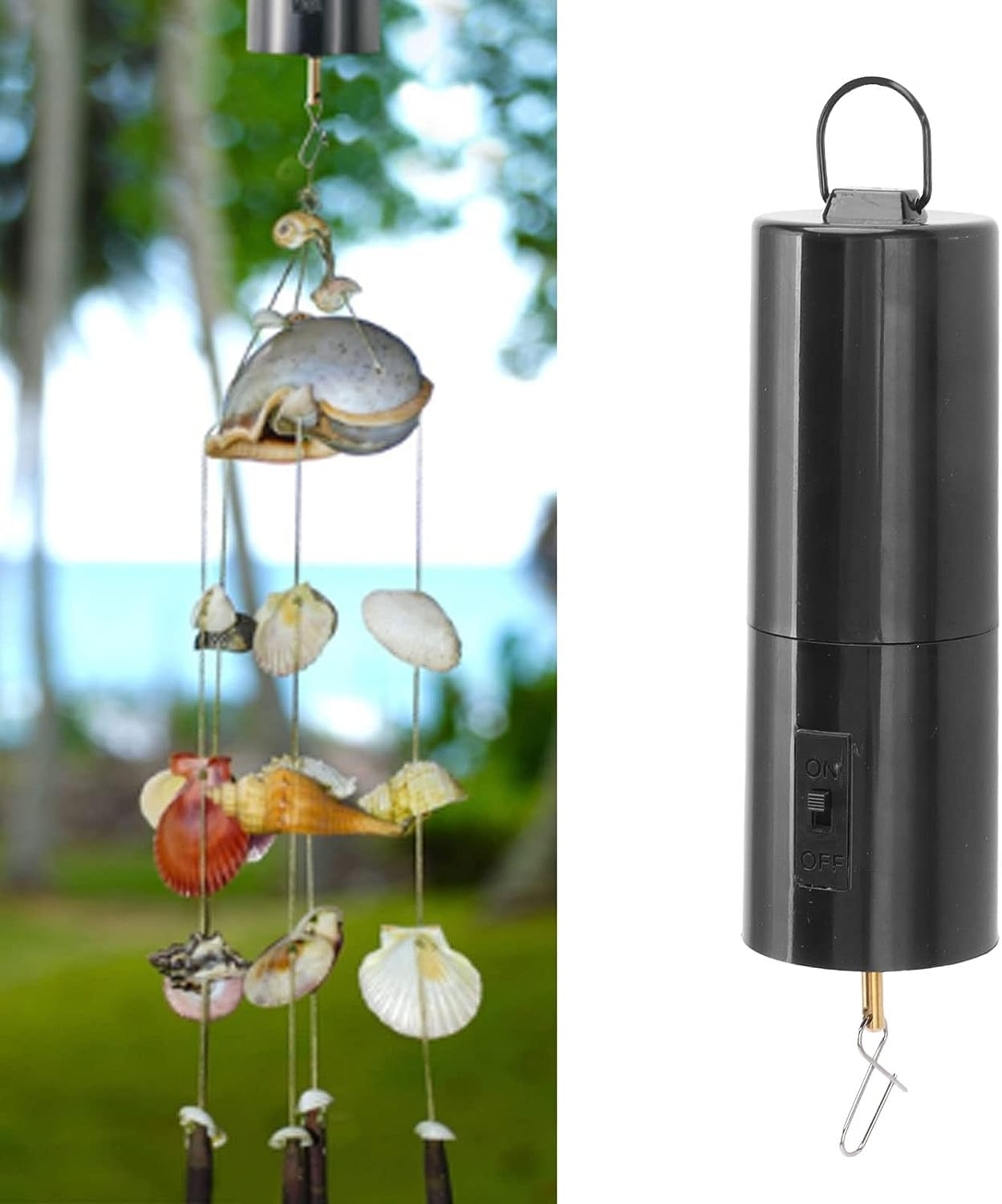 Wind Spinner Motor, Mobile Battery Operated Motor with a Hook, Hanging Rotating Motor for Wind Chimes, Easy to Hang and Saves Space image number 6