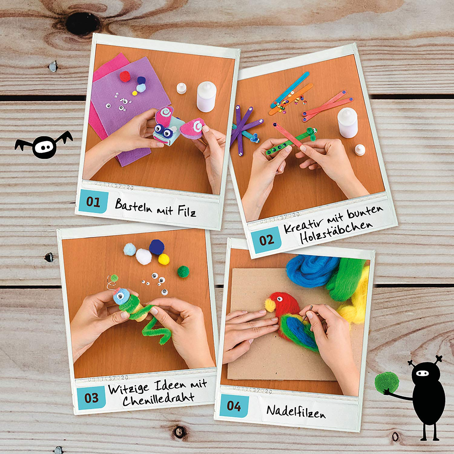 Kosmos 604431 Allesk&ouml;nnerkiste My Large Craft Box, Craft Set, Craft Sets for Children, Craft Material, Craft Accessories, Craft Supplies, Crafts for Children from 6 Years image number 2