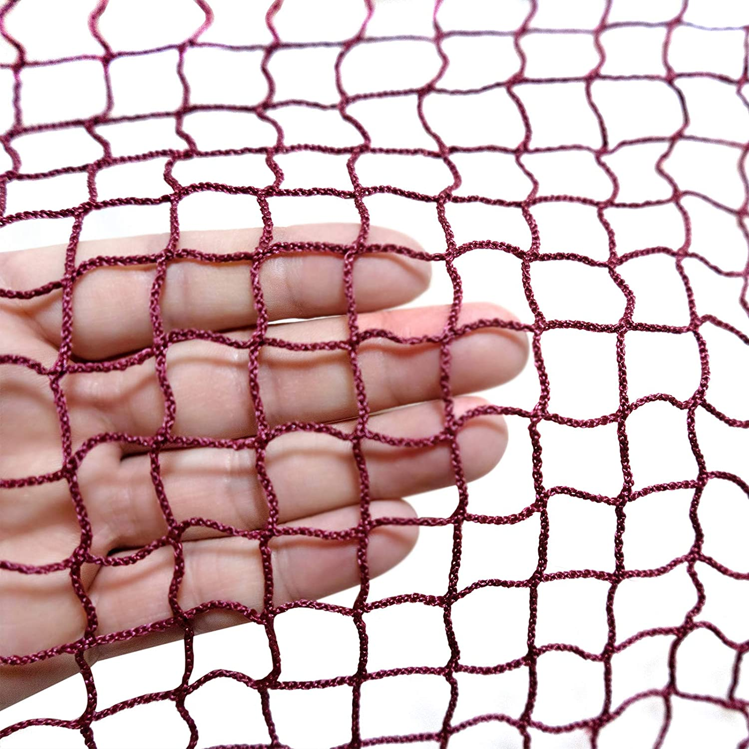 Sanung Badminton Net with Carrying Bag Single Side Stitching Badminton Replacement Net Polypropylene Nylon Sports Mesh Net for Daily Training Exercise Competition Easy Setup 20FT X 2.5FT image number 3