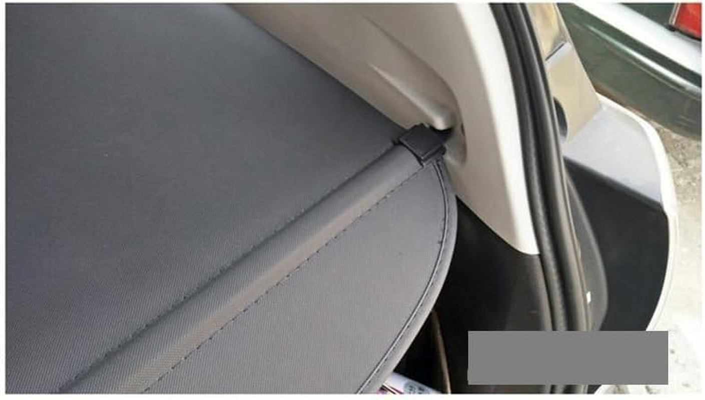 XIRONT Trunk Cargo Cover, For, for Subaru, for XV Crosstrek 2012-2017, Safety Shield Rear Luggage Curtain Partition Privacy Car Accessories Trunk Cargo Cover(Black) image number 3