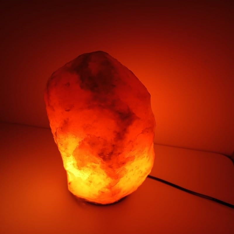 4-5 KG Premium Himalayan Crystal Salt Lamp 100% Authentic, Handcrafted from the Foothills of the Himalayas Beautifully Hand Craft Comes with Complete Electric Fitting &ndash; Quality Guaranteed image number 6