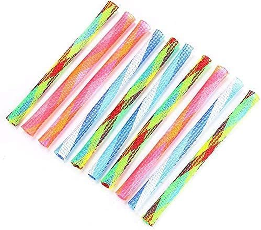 10Pcs Cat Spring Tube Toys, Pet Kitten Freely Folding Multi-Color Bouncing Toy Having Fun Exerciser Interactive Chaser Teaser Playthings for Cats Kitten Novelty Gift Professional image number 1