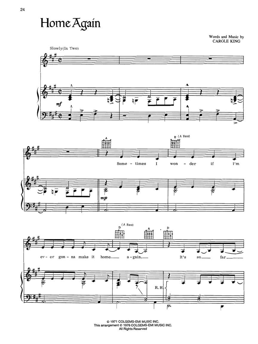 Hal Leonard Carole King - Tapestry Piano/Vocal/Guitar Artist Songbook image number 5