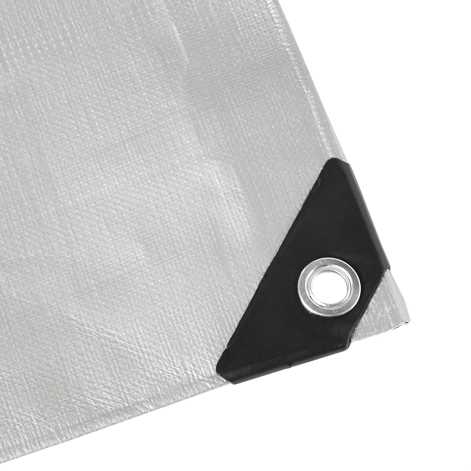 Amazoncommercial Multi Purpose Waterproof Poly Tarp Cover, 6.09 X 6.09 M, 10MIL Thick, Brown/Silver, 1-Pack image number 6