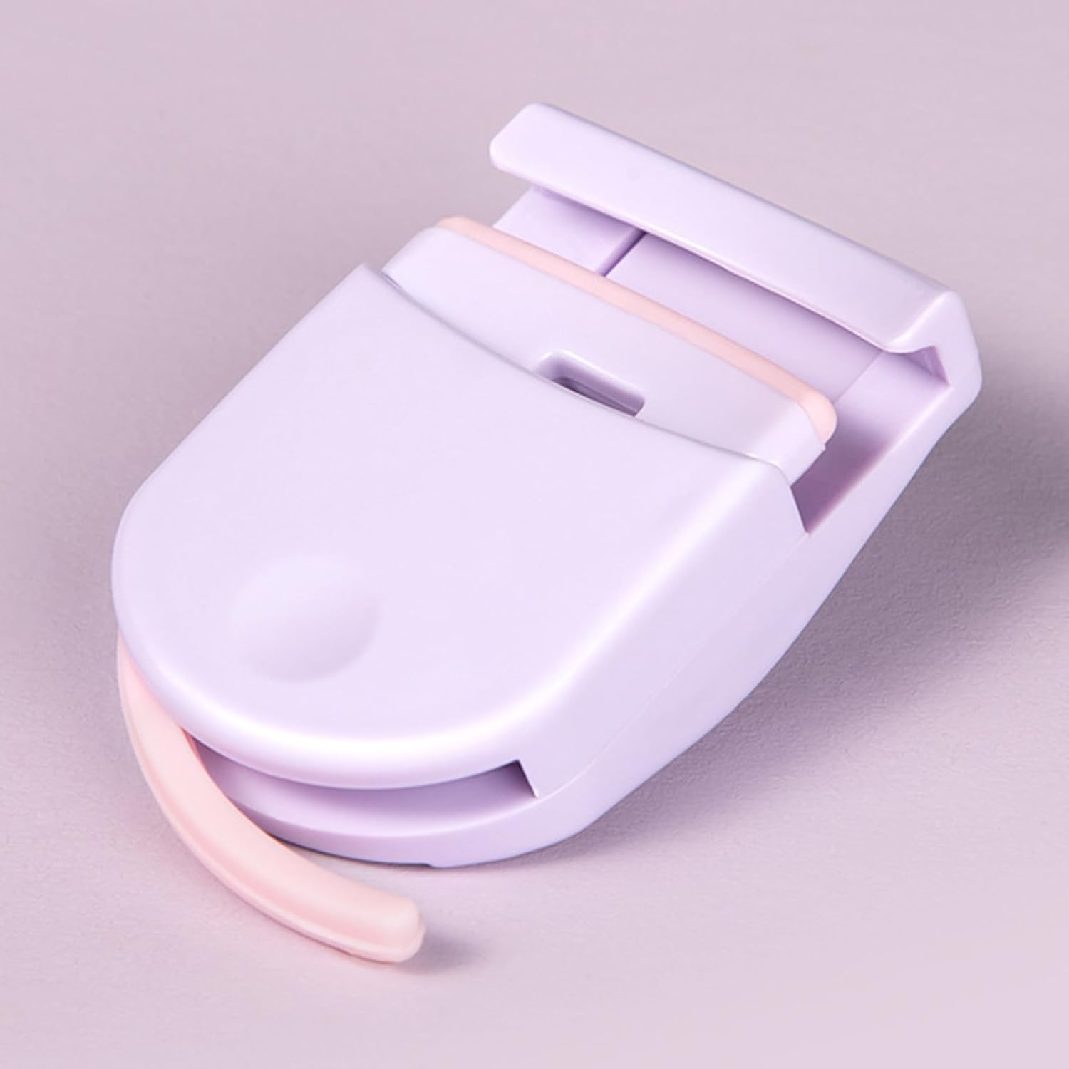 Lash Curler - Natural Curl Eye Lash Curler with Replacement Pad,Portable Travel Eyelash Makeup Accessories for Women Girls Boys Youth Friends Family - Purple image number 4