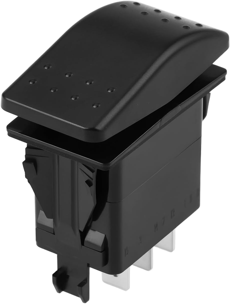 6 Pin 3 Speed Rocker Switch 12V/20A VLD2S00B-AZC00-000 Suitable for Automotive Marine Industrial Control Panels image number 2