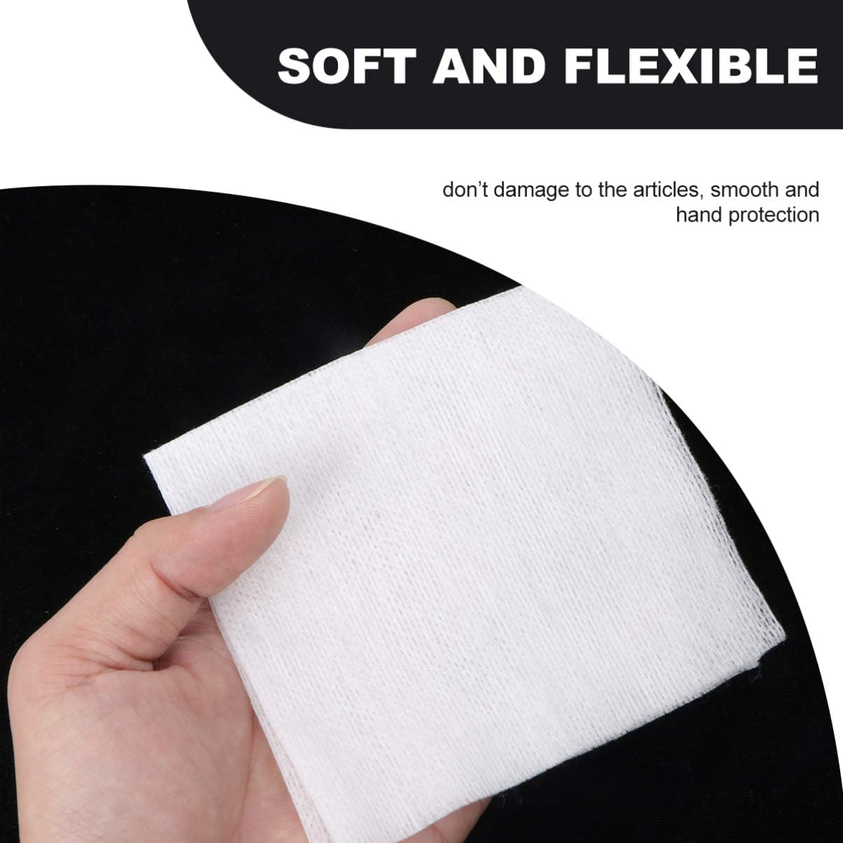 SEWACC 200Pcs Non Woven Gauze Sponge for Wound Injury Care Supplies (Folded Size 10X10Cm, Unfold Size 20X20Cm) image number 1
