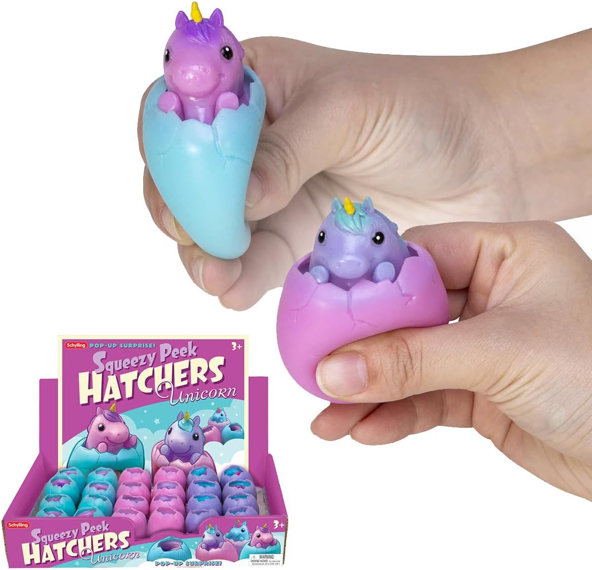 Schylling Unicorn - Squeezy Peek Hatcher