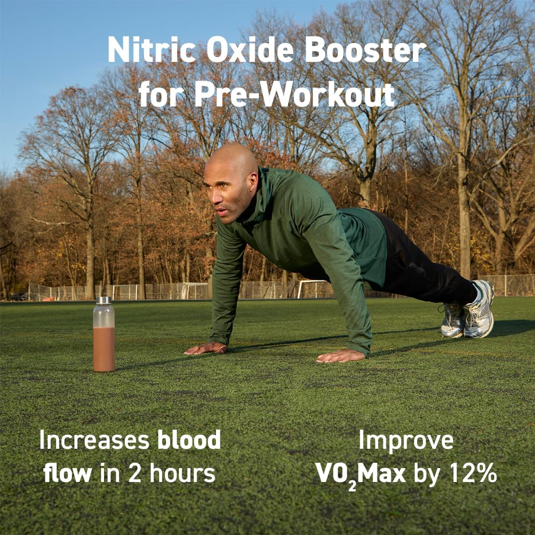 Cocoavia Cardio Health Cocoa Powder, 60 Servings, 500Mg Cocoa Flavanols, Support Heart Health, Boost Nitric Oxide, Improve Circulation, Energy, Preworkout, Vegan, Dark Chocolate Cacao image number 4