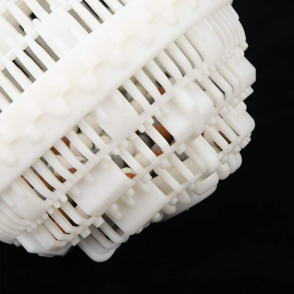 White Plastic Wash Ball, Non Chemical Detergent Laundry Balls, Washing Machine Laundry Cleaning Ball for Washing Machine(White)