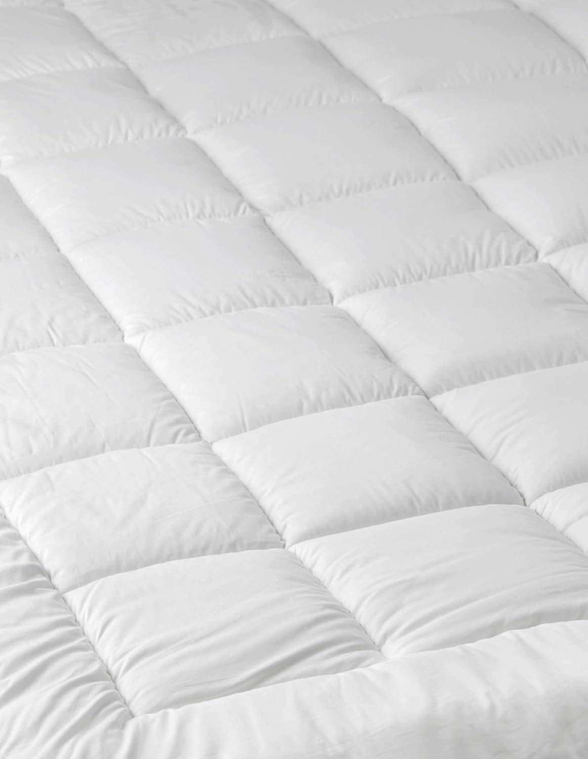 Tontine Classic Comfort Cool Dry Mattress Topper - Queen Bed, Suprelle Climate Control Cooling Fibre Filling, anti Microbial Protection, 50Cm Fitted Skirt, Machine Washable image number 2