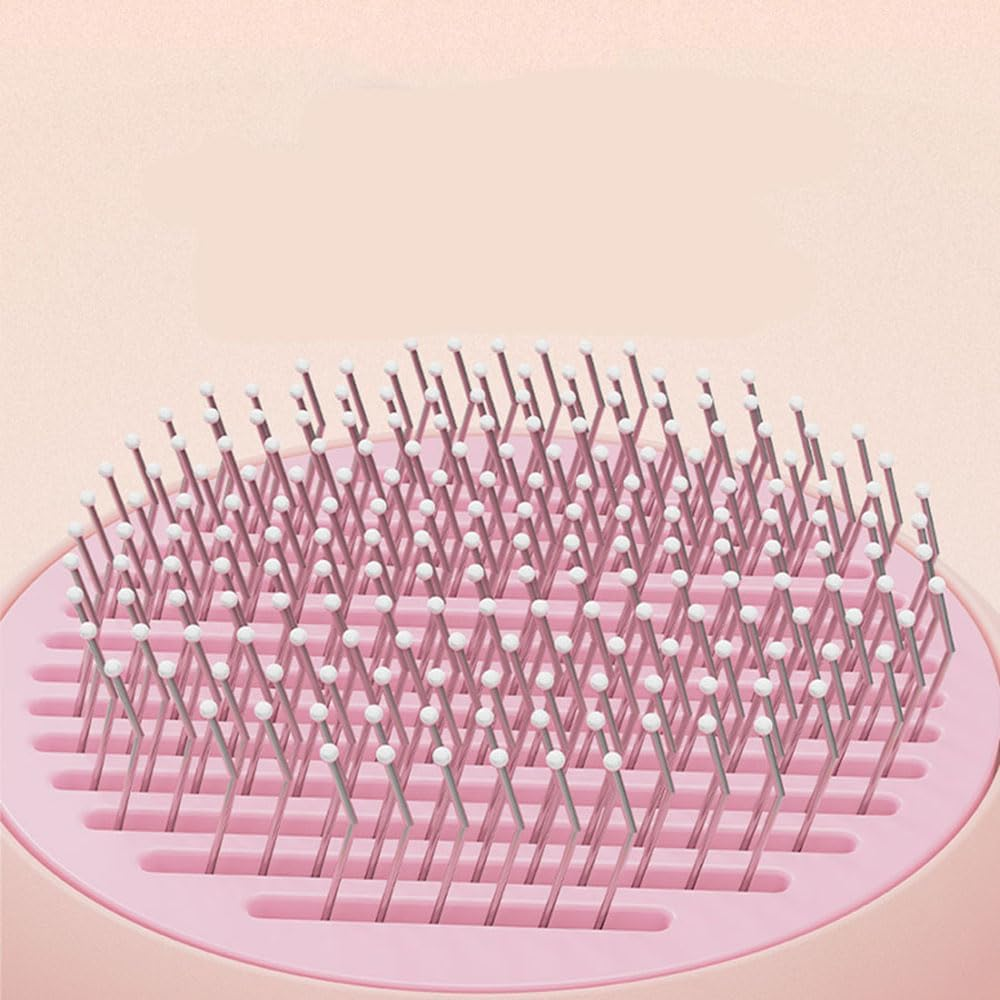 Self-Cleaning Spray Cat Brush for Shedding, Deshedding Dog Spray Brush with Water Spray & One-Click Hair Release for Long/Short Haired Animals (Pink) image number 2